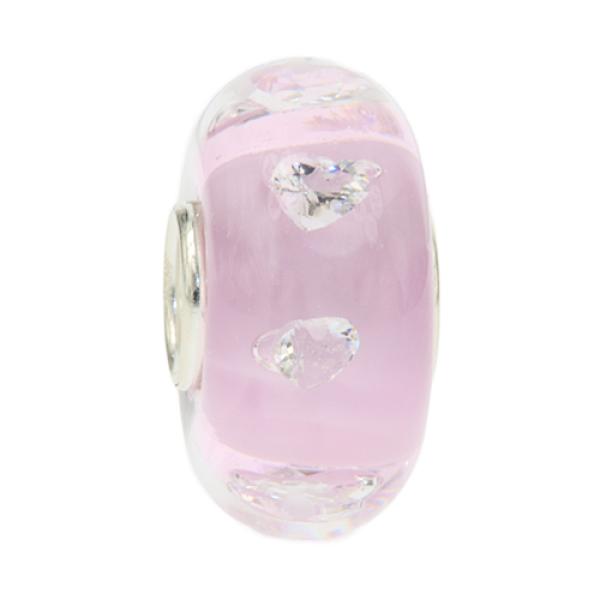 Organza Diamond Hearts - Ogerbeads Glas